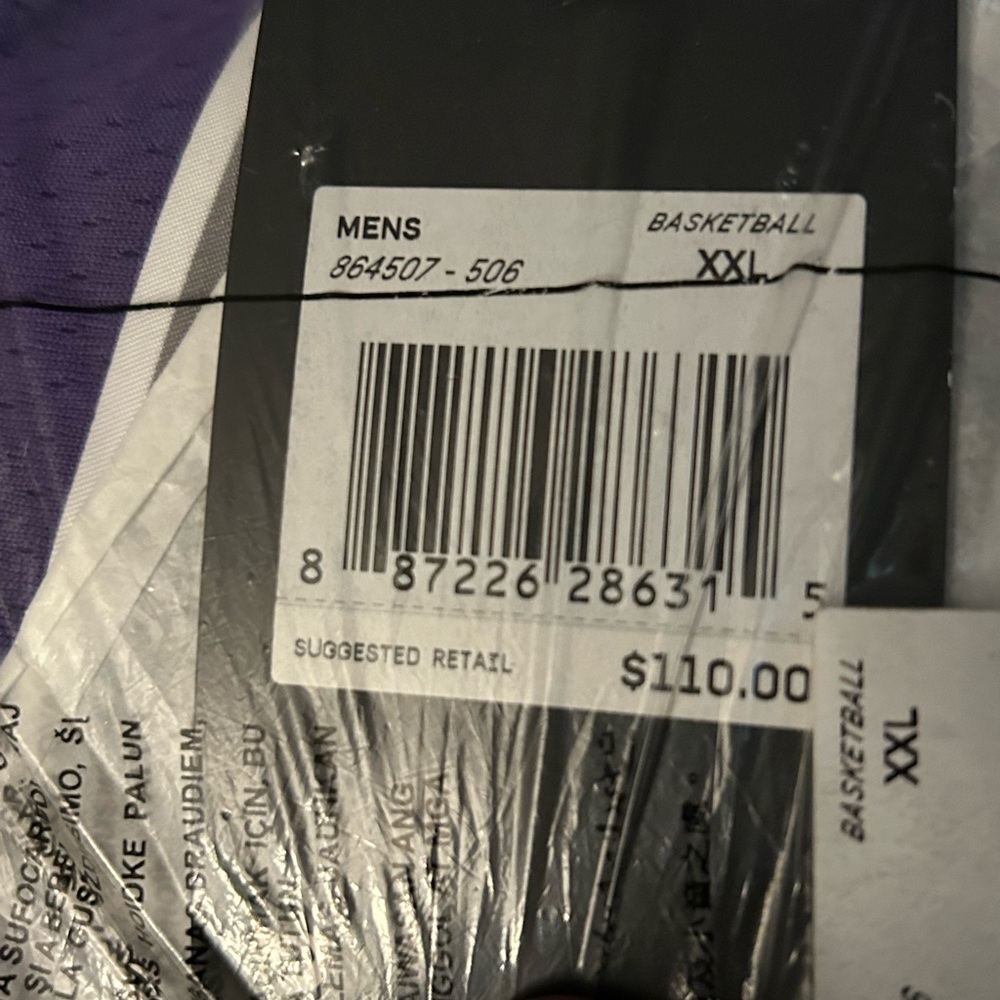 Never opened Buddy Heild Sacramento jersey  bought from NBA Store size XXL
